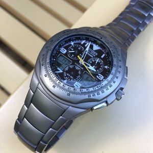 Citizen Eco-Drive Titanium Skyhawk Watch